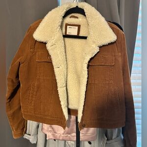 ASOS tan jacket corduroy